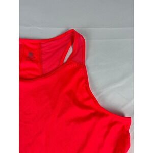 Champion Athletic Tank Top Racerback Neon Orange Workout Gym Activewear Women XL